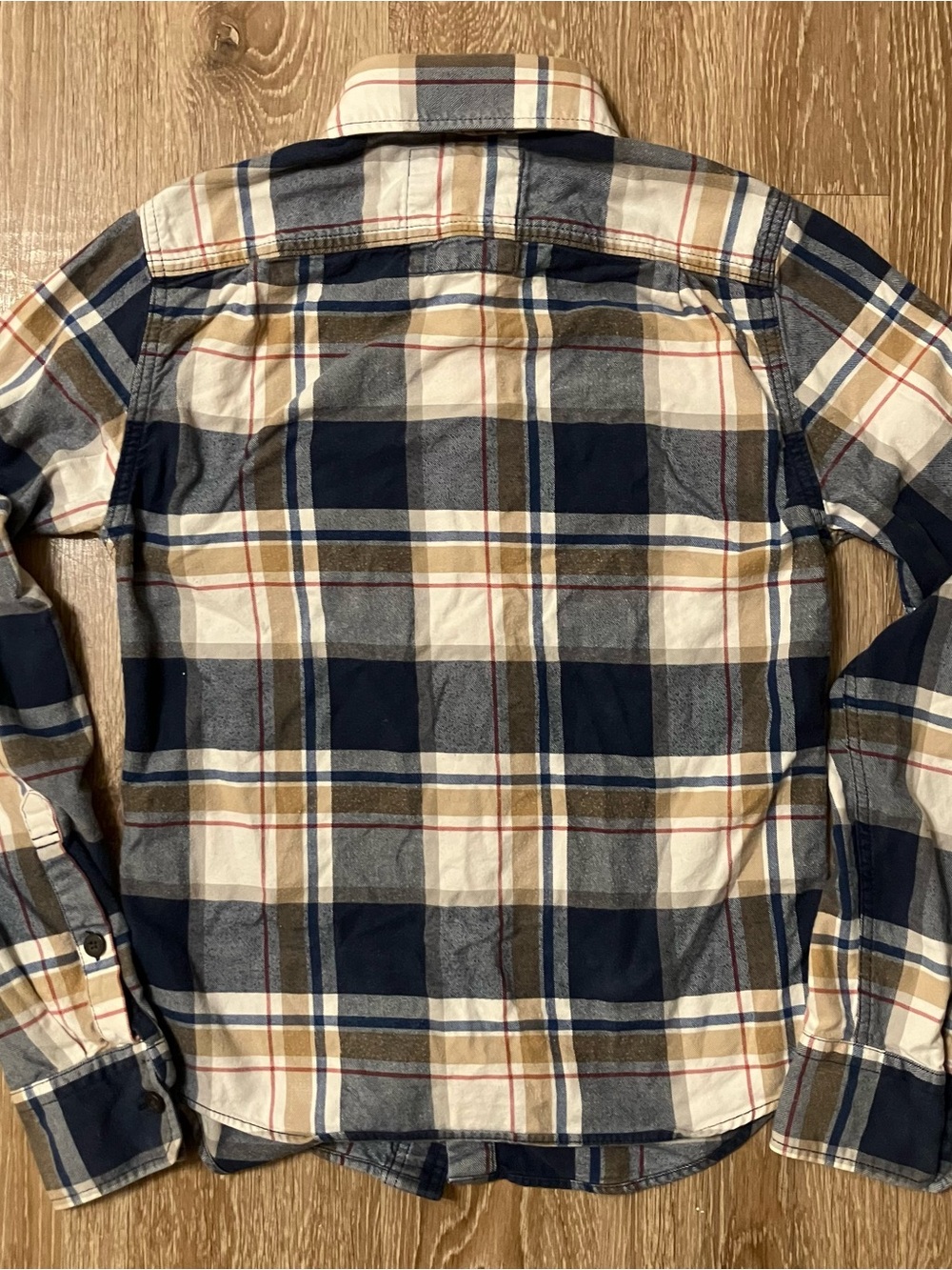 Hollister Women's Vintage Y2K Button-Down Top Plaid Flannel Shirt XS - Picture 5 of 8